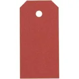 Manila-Anhänger, Größe 4x8 cm, 250 g, Rot, 1000 Stk/ 1 Pck