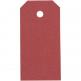 Geschenkanhänger, Größe 4x8 cm, 250 g, Rot, 20 Stk/ 1 Pck