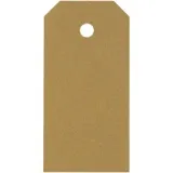 Manila-Anhänger, Größe 4x8 cm, 250 g, Gold, 1000 Stk/ 1 Pck