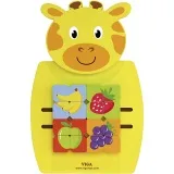 VIGA Aktivitätsregal, Giraffe, Größe 36x55x3,5 cm, 1 Stk