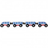 VIGA Eisenbahnzubehör, Zugreisende, Größe 310x72x36 mm, 4 Teile/ 1 Set