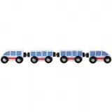 VIGA Eisenbahnzubehör, Zugreisende, Größe 310x72x36 mm, 4 Teile/ 1 Set