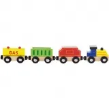 VIGA Eisenbahnzubehör, Güterzug, 4 Teile/ 1 Set