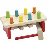 VIGA Spielzeug Hammerbank, Größe 26x12x13 cm, 1 Stk