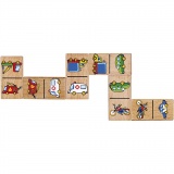 VIGA Domino-Steine für Kinder, Fahrzeuge, 28 Stücke, 1 Stk