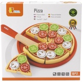 VIGA Spielholzpizza, Größe 23x3,5 cm, 1 Stk