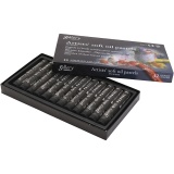 Gallery Ölkreiden, L 7 cm, D 11 mm, Dicke 11 mm, Schwarz, 12 Stk/ 1 Pck