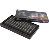 Gallery Ölkreiden, L 7 cm, D 11 mm, Dicke 11 mm, Schwarz, 12 Stk/ 1 Pck