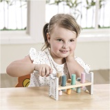 VIGA Spielzeug Hammerbank, Größe 20x10,5x7 cm cm, 1 Set