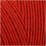 Baumwollzwirn - Sortiment, L 315 m, Dicke 1 mm, Dünne Qualität 12/12, Rot, 220 g/ 1 Knäuel