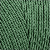 Macramé-Kordel, L 315 M, Dicke 1 mm, Dünne Qualität 12/12, Grün, 220 g/ 1 Knäuel