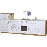 Viga Spielküche, H 55-79 cm, T 34 cm, B 40 cm, 4 Teile/ 1 Set