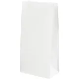 Papiertüten, H 22.5 cm, Größe 6,5x11 cm, 50 g, Weiß, 100 Stk/ 1 Pck