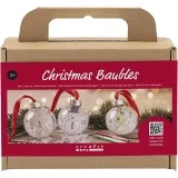 Mini Kreativ Set Christbaumkugeln, Zeichnungen, 1 Pck