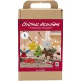 Kreativ Set Weihnachtsschmuck, Ausmalen, 1 Pck