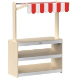 VIGA Marktstand mit Markise, H 122 cm, L 80, B 44 cm, 1 Stk