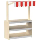 VIGA Marktstand mit Markise, H 122 cm, L 80, B 44 cm, 1 Stk