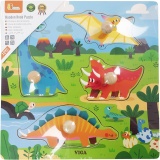VIGA Kinder-Puzzle mit Knöpfen, H 26 mm, L 22 cm, B 22 cm, 1 Stk