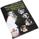 Eulenspiegel Gesichtsschminke-Booklet, 16 gruselige Gesichtsschmink-Designs, 1 Stk