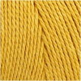 Macramé-Kordel, L 315 M, Dicke 1 mm, Dünne Qualität 12/12, Gelb, 220 g/ 1 Knäuel