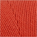 Baumwollzwirn - Sortiment, L 315 m, Dicke 1 mm, Dünne Qualität 12/12, Orange, 220 g/ 1 Knäuel