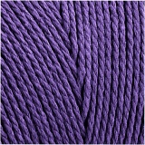 Macramé-Kordel, L 315 M, Dicke 1 mm, Dünne Qualität 12/12, Violett, 220 g/ 1 Knäuel