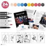 Kreativ Set Illustration, Superman, Sortierte Farben, 1 Pck