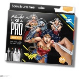 Kreativ Set Illustration, Wonder Woman, Sortierte Farben, 1 Packung