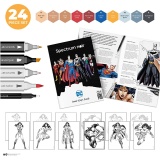 Kreativ Set Illustration, Wonder Woman, Sortierte Farben, 1 Packung