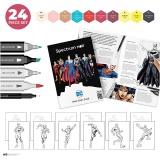 Kreativ Set Illustration, The Flash, Sortierte Farben, 1 Pck