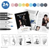 Kreativ Set Illustration, Harry Potter: Magische Kreaturen , Sortierte Farben, 1 Pck