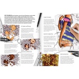 Kreativ Set Illustration, Abenteuerliche Ausmalbilder, Sortierte Farben, 1 Pck