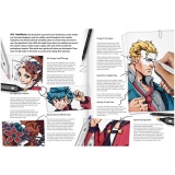 Kreativ Set Illustration, Manga- und Comic-Helden, Sortierte Farben, 1 Pck