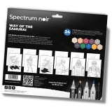 Kreativ Set Illustration, Weg des Samurai, Sortierte Farben, 1 Pck