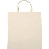 Tragetasche , Größe 38x42 cm, 145 g, Hellnatur, 20x5 Stk/ 1 Pck