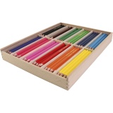 Colortime Buntstifte, Mine 5 mm, Sortierte Farben, 144 Stck., 12x12 Stk/ 1 Pck