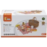 VIGA Picknick-Set, H 23 cm, L 25 cm, B 14,5 cm, 30 Teile/1er-Pack