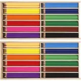 Buntstifte, Mine 3 mm, Sortierte Farben, 2x144 Stk/ 1 Pck
