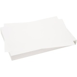 Karton, farbig, A4, Blatt 210x297 mm, 180 g, Weiß, 2x100 Bl./ 1 Pck