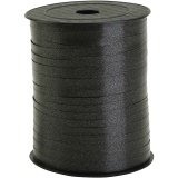 Kräuselband, B 5 mm, Schwarz, 400 m/ 1 Rolle