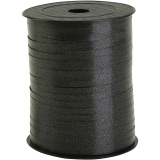 Kräuselband, B 5 mm, Schwarz, 400 m/ 1 Rolle