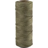 Bambusschnur, Dicke 1 mm, Olivbraun, 65 m/ 1 Rolle