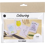 Mini Kreativ Set Ausmalen, Monster, Sortierte Farben, 1 Pck