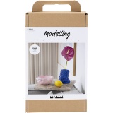 Kreativ Set Modellieren, Vase und Schale, 2-Loch, 1 Pck