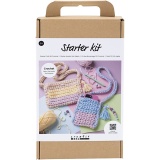 Starter Kreativ Set Häkeln, Taschen, Sortierte Farben, 1 Pck