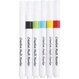 Kreativ Multi Marker , Strichstärke 4 mm, Sortierte Farben, 6 Stk/ 1 Pck