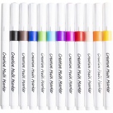 Kreativ Multi Marker , Strichstärke 4 mm, Sortierte Farben, 12 Stk/ 1 Pck