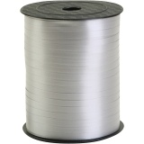 Kräuselband, B 5 mm, Silber, 400 m/ 1 Rolle