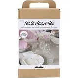 Kreativ Set Tischdeko, Pastellfarben, 1 Pck