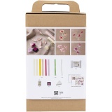 Kreativ Set Krepppapier, Blume, Pastellfarben, 1 Pck